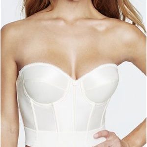 Low back, longline bustier